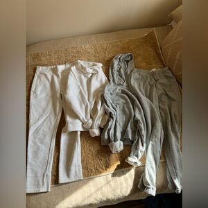 Banana republic and H&M sweat set